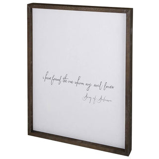 Face to Face Cadet Word Board -The One My Soul Loves