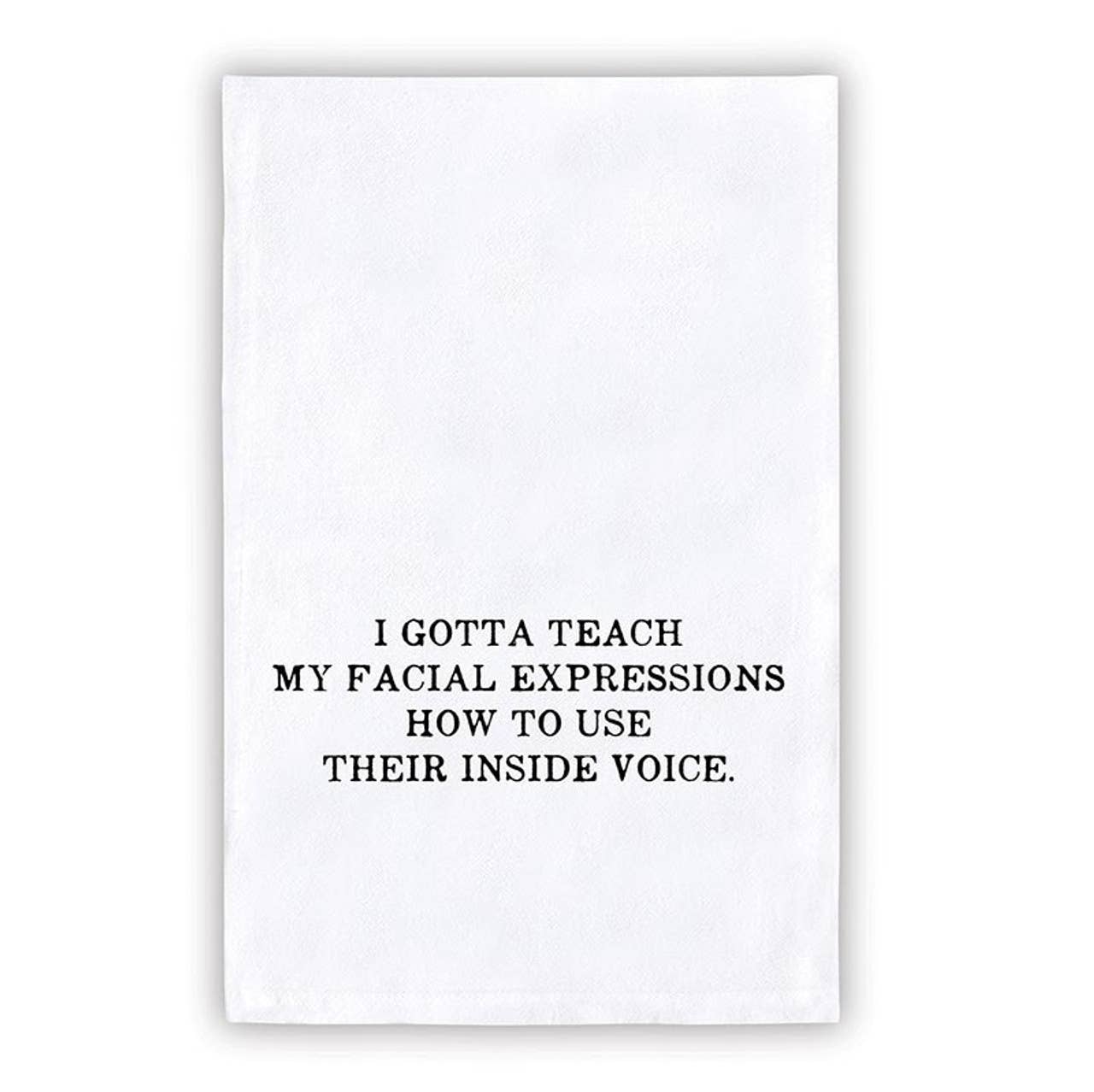 Face to Face Thirsty Boy Towel - Facial Expressions