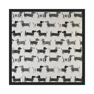 Cute Pet Dachshund Print Bandana Scarf