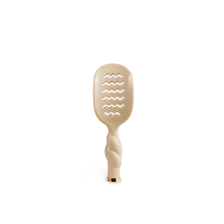 Mini Vented Travel Hair Brush | Anti-Static Heat Styling - Tan