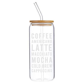 Glass Cold Brew Tumbler - Coffee Americano
