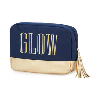 Gold Glow Cabana Cosmetic Bag
