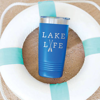 Lake Life Royal Blue 20oz Insulated Tumbler