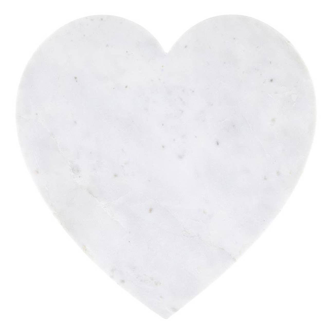Marble Heart White Marble Board - Marble / Wipe Clean With Damp Cloth