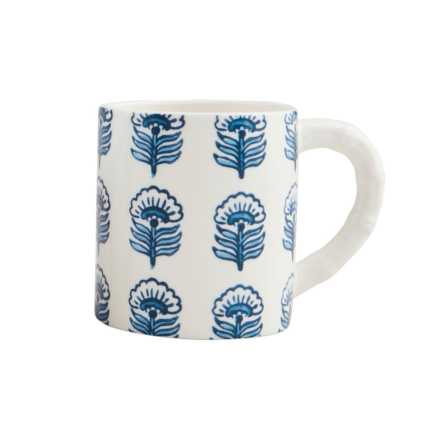 Mud Pie Buti Block Print Mug - Home
