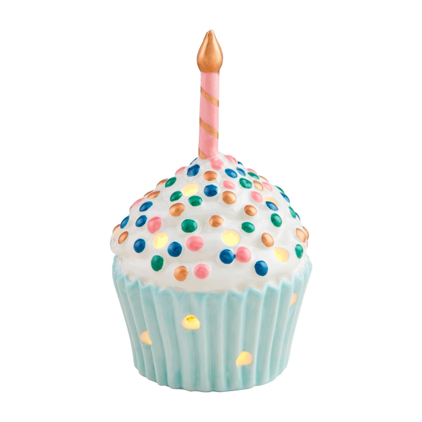 Mud Pie Cupcake Light-Up Sitter - Home