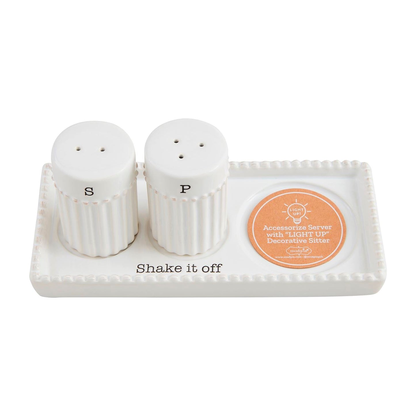 Mud Pie Salt & Pepper Accessory Holder - Home