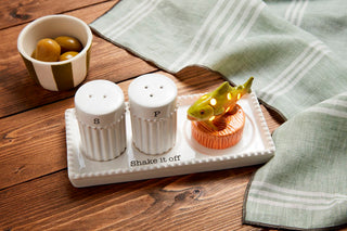 Mud Pie Salt & Pepper Accessory Holder - Home