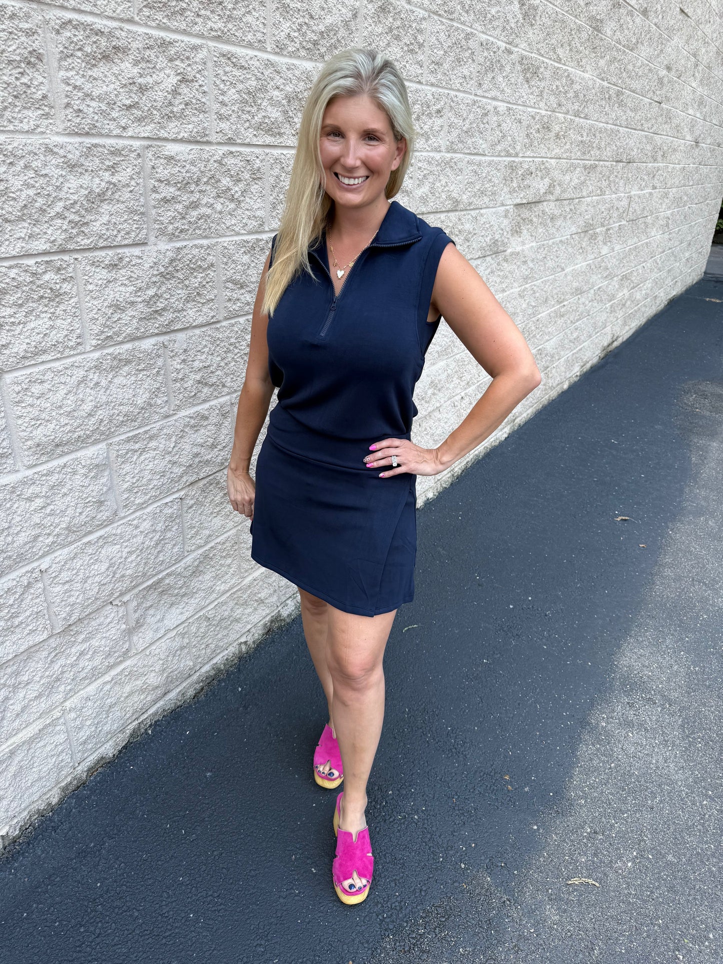 Premium Navy Modal Skirt - Skirt
