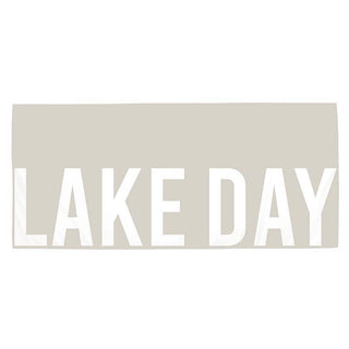 Quick Dry Oversized Beach Towel - Lake Day