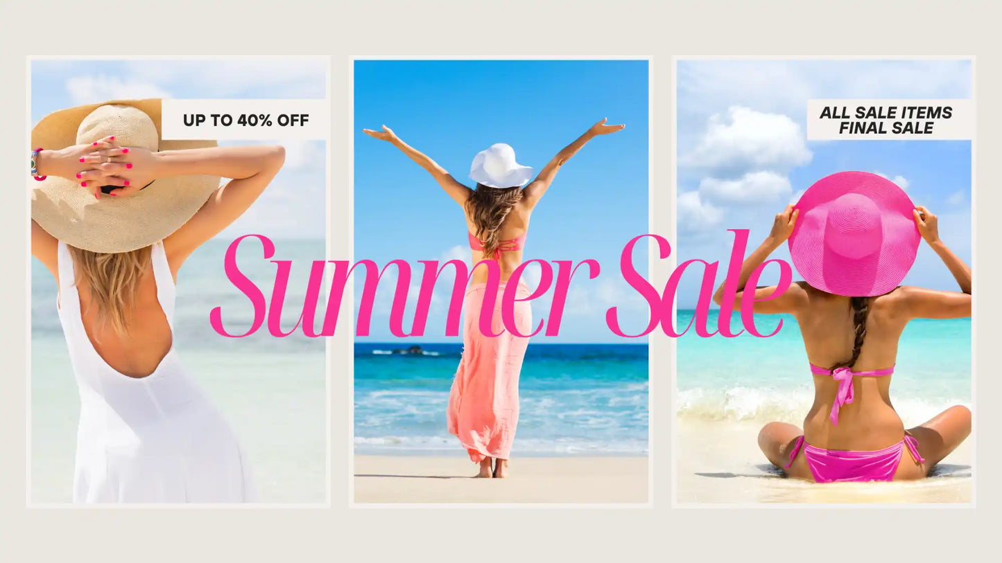 Summer sale advertisement.