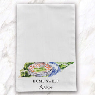 Tennessee Home Sweet Home Football Tea Towel - Home