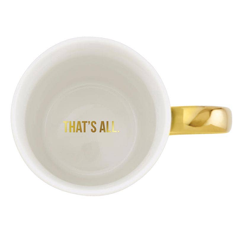 That’s All Gold Mug - Minimalist