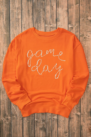 The “Game Day Glam” Sweatshirt - S - Women > Activewear > Tops > Long Sleeve