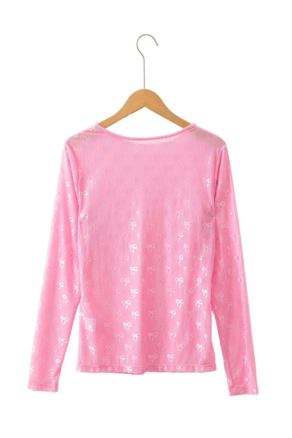 The Pretty in Bows Mesh Top - Shirt