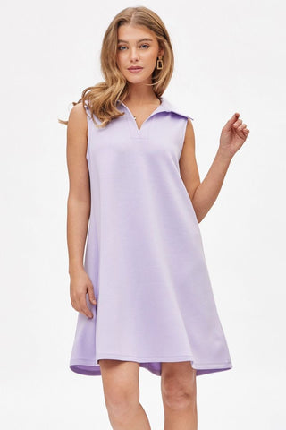 Timeless Chic A-Line Scuba Dress